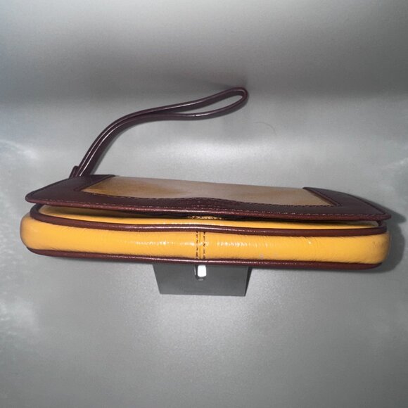 Kate Spade Hazel Marbella sunflower / toffee wristlet - Picture 3 of 12